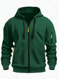 Mens Zipper Hooded Sweatshirt