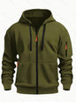 Mens Zipper Hooded Sweatshirt