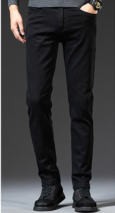 Slim Fit Elastic Jeans Men