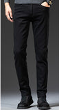 Slim Fit Elastic Jeans Men