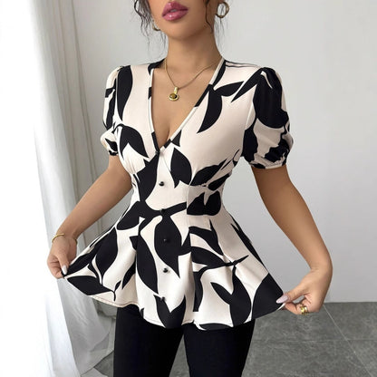 Womens Printed Shirts Summer
