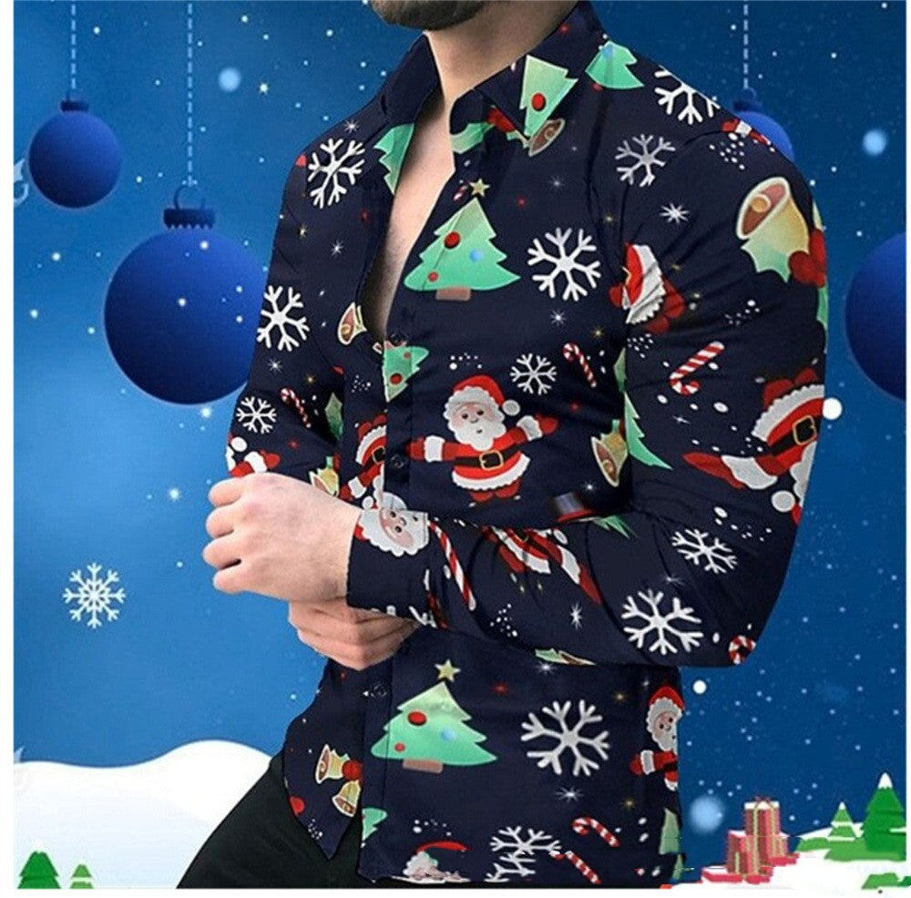 Mens Printed Casual Shirt