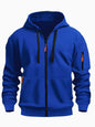 Mens Zipper Hooded Sweatshirt